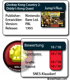 Bewertungskasten: Donkey Kong Country 2: Diddy's Kong Quest bewertungskasten_dkc2_ohne_stern