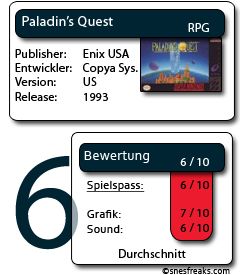 Bewertungskasten: Paladin's Quest bewertungskasten_paladins_quest_ohne_sternbommelchen