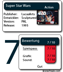 Scoreboard SuperStarWars ColdGold